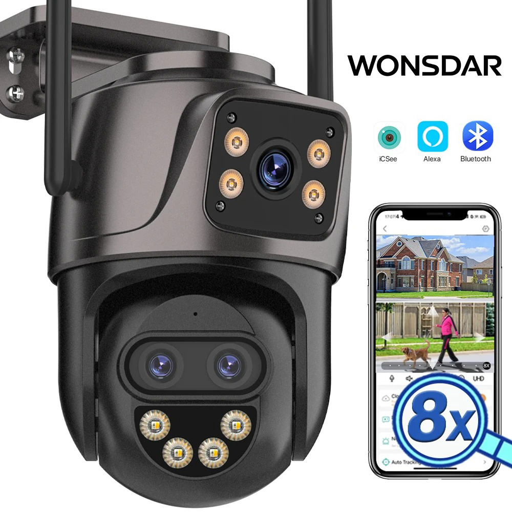 Smart Home Camera Ezviz - WONSDAR IP 카메라 야외용 3렌즈 외부