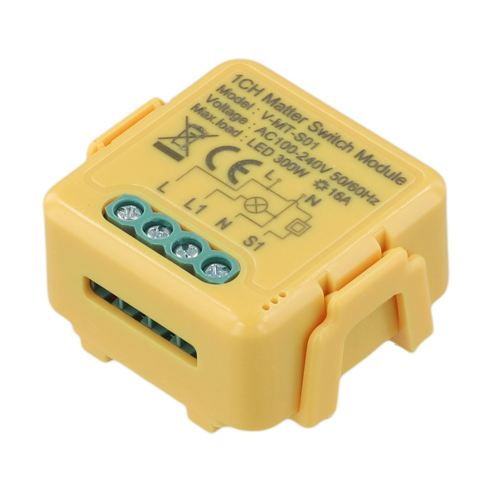 16A 스마트 홈 릴레이 스위치, 노란색 ABS 재질, - Smart Home Yellow 리뷰 및 가격