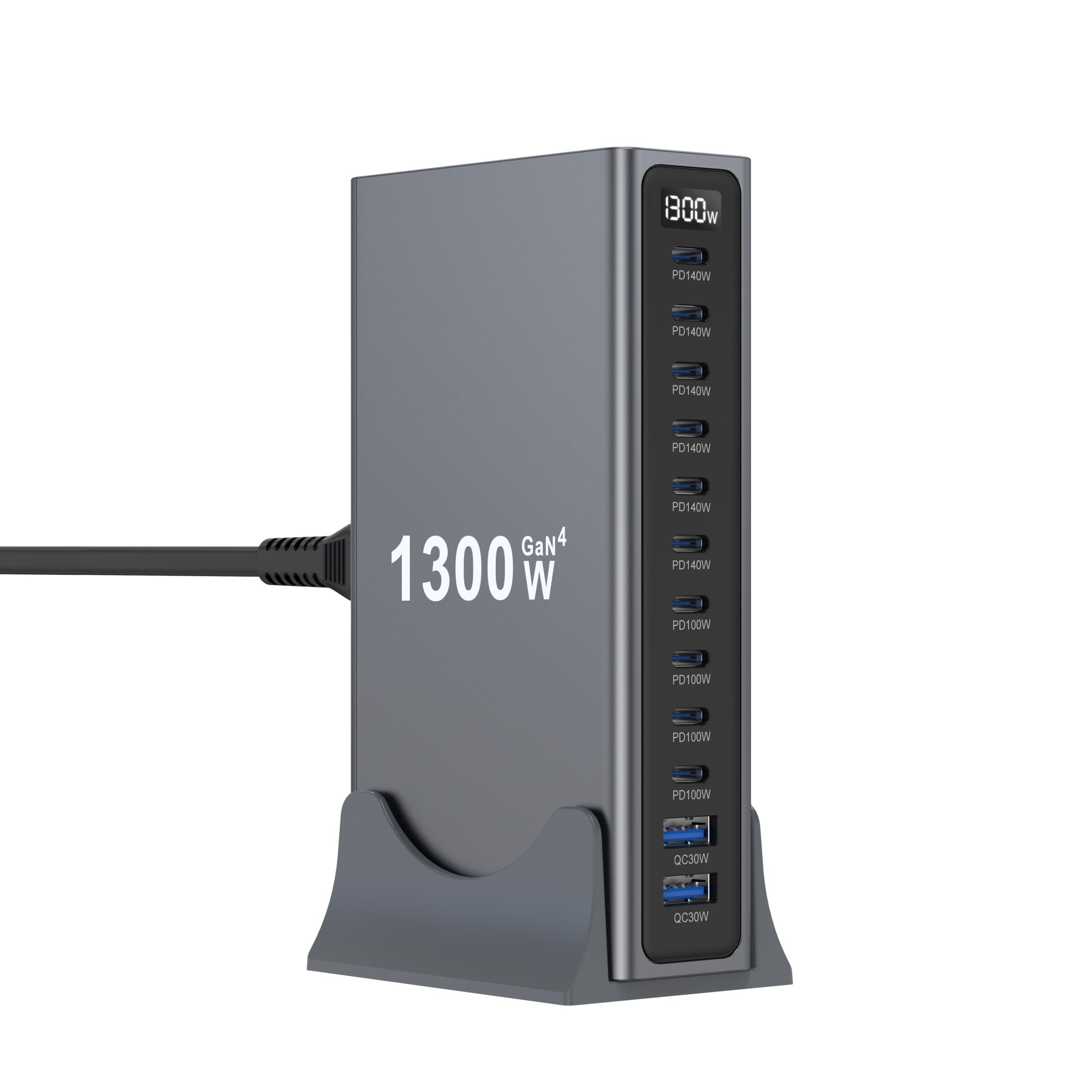 1300W GaN IV 12포트 USB C 충전 스테이 - Smart Home Hub 2 리뷰 및 가격