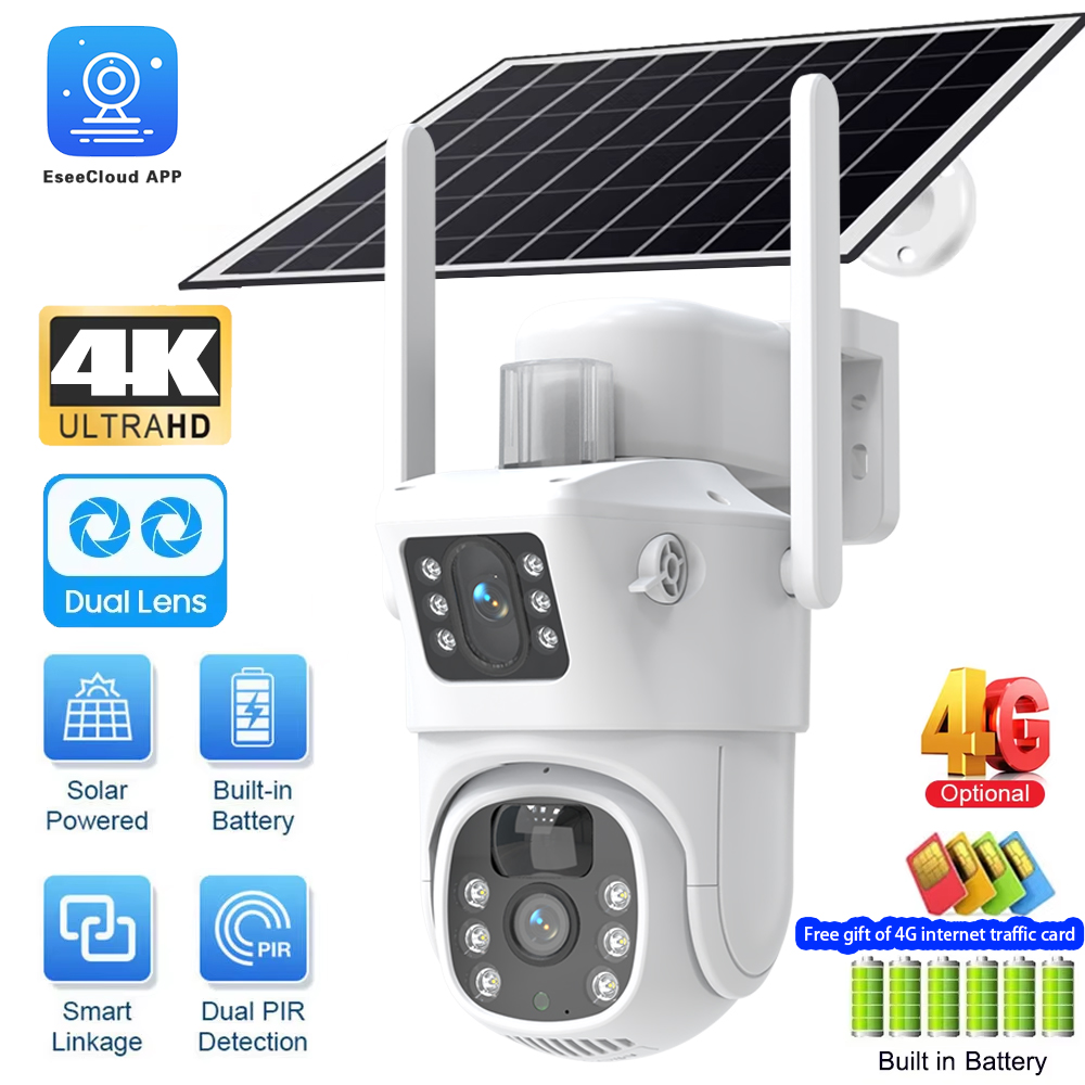야외 배터리 PTZ IP 카메라, 듀얼 렌즈 감시 카메 - Smart Home Camera Ezviz 리뷰 및 가격