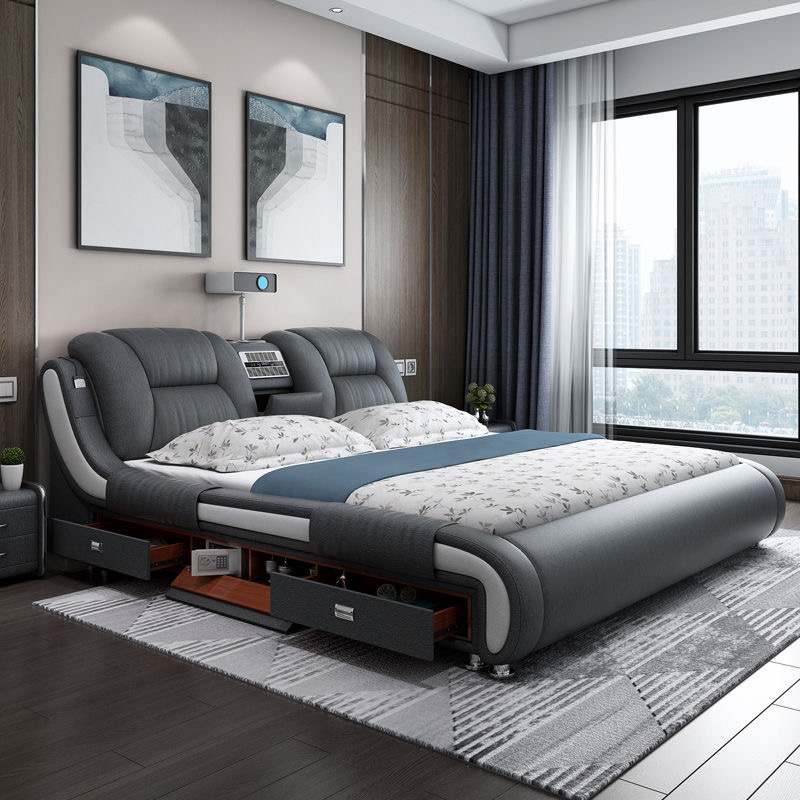 현대적인 고급 침실 가구, 스마트 전기 마사지 기능이  - Smart Home Plus 리뷰 및 가격